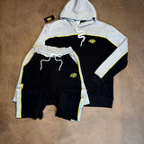 CONJUNTO MOLETOM $YNA - CINZA E PRETO