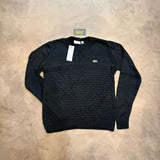 SUETÉR TRICOT MANGA LONGA LCST - PRETO