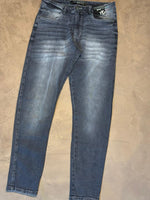 Calça Jogador Titular Jeans - Cinza