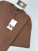 Camiseta Lisa - MARROM