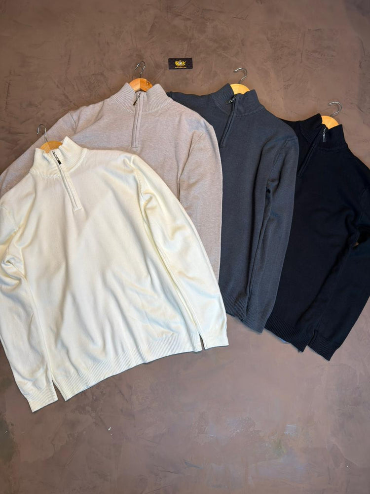 SUÉTER MEIA ZÍPER CLASSIC - CORES