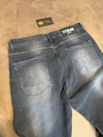 Calça Jogador Titular Jeans - Cinza