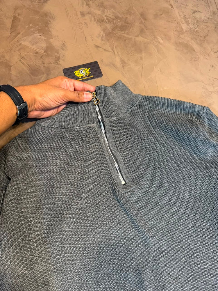 Sueter Tricot Meia Zíper