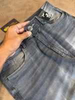 Calça Jogador Titular Jeans - Cinza