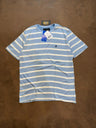 CAMISETA LISTRADA BROOKS PIMA - AZUL BEBE