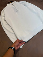 Sueter Tricot Meia Zíper