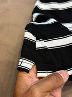 CAMISETA LISTRADA BROOKS PIMA - PRETO
