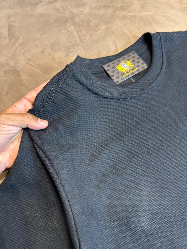 CAMISETA TEXTURIZADA - PRETA