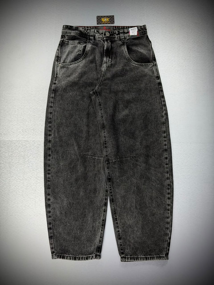 Calça Barrel City Denim Estonada