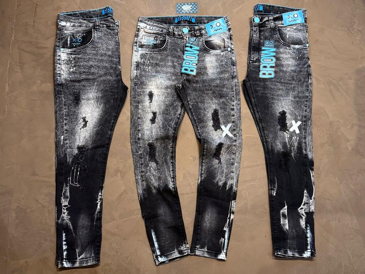 CALÇA JOGADOR BROW MANCHADA