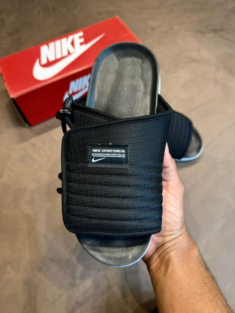 CHINELO SLIDE NK ASUNA 2.0 - PRETO|BRANCO