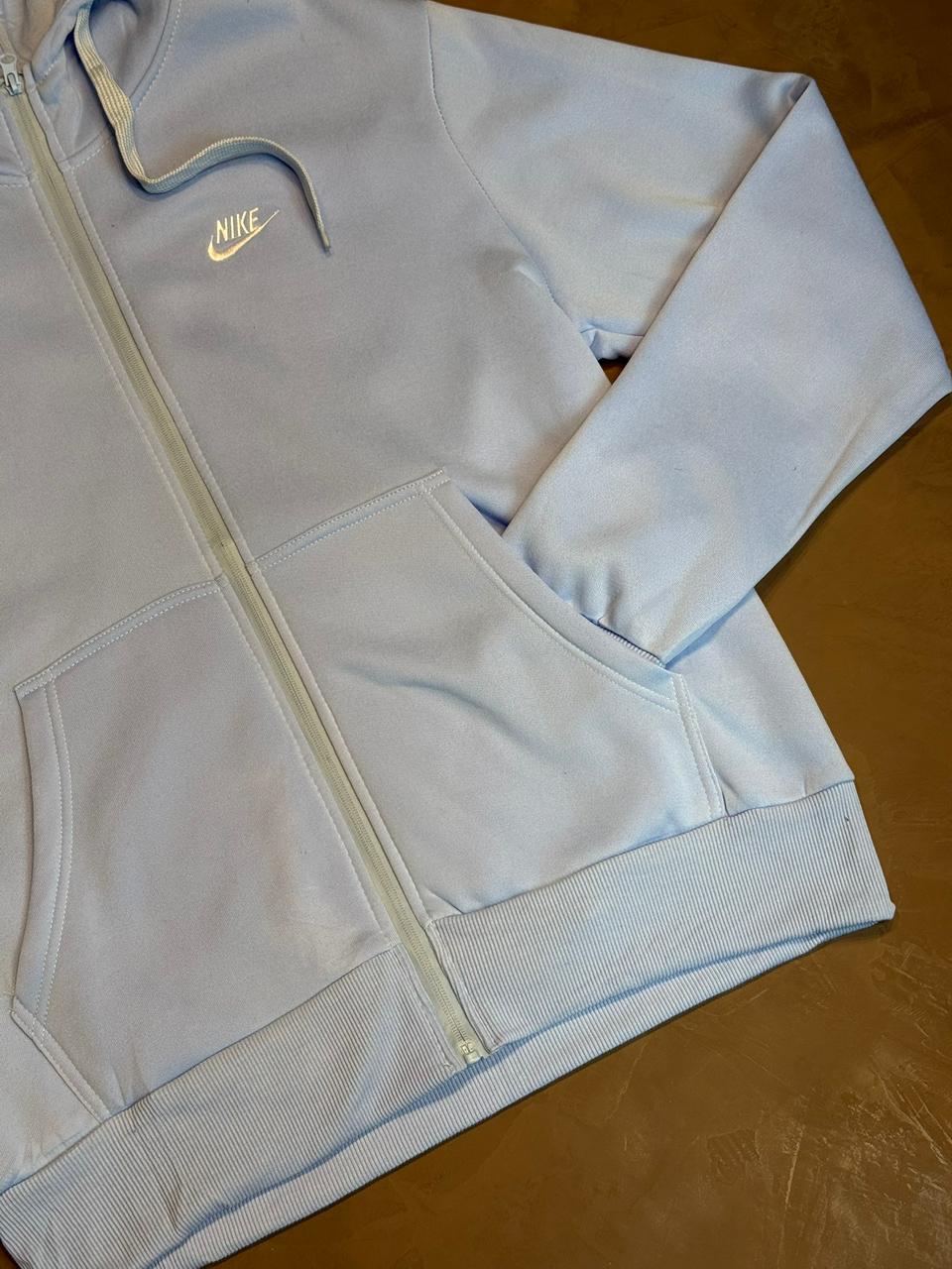 JAQUETA C/ ZÍPER NK CLUB - AZUL BEBE