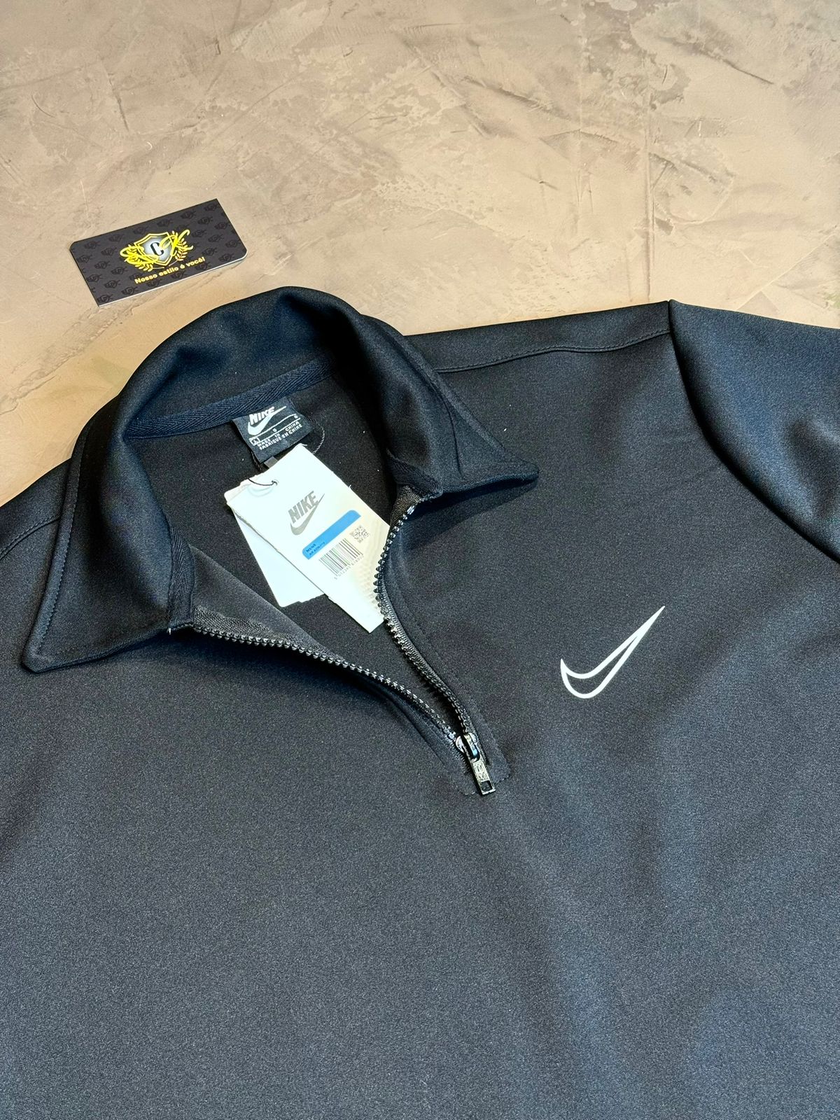 JAQUETA NK "THERMO DRY" PRETA