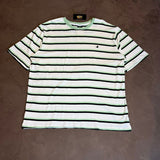 CAMISETA LISTRADA BROOKS - VERDE ESCURO E BRANCO