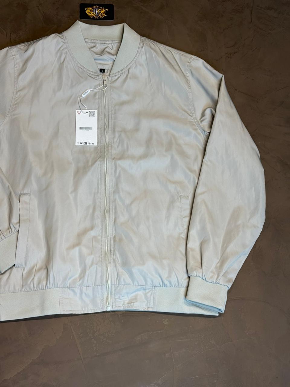 JAQUETA C/ ZÍPER ACOLCHOADA ZAR4 - BRANCO OFF WHITE