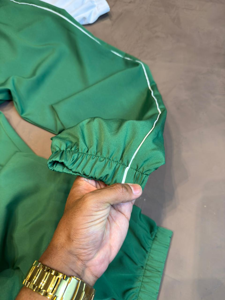 CONJUNTO INVERNO LCST SPORTE - VERDE E BRANCO