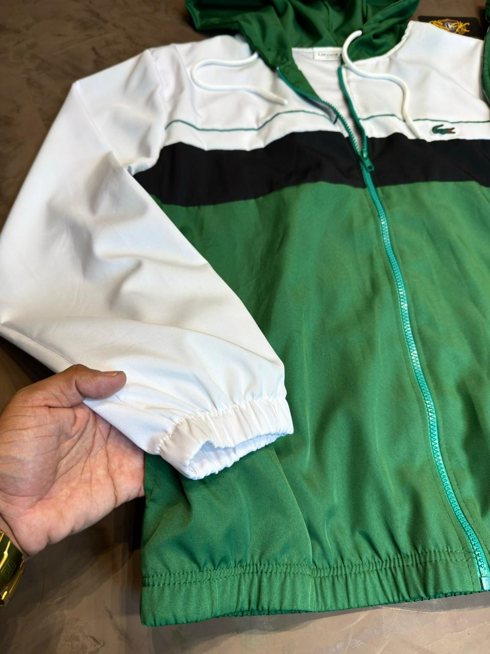 CONJUNTO INVERNO LCST SPORTE - VERDE E BRANCO