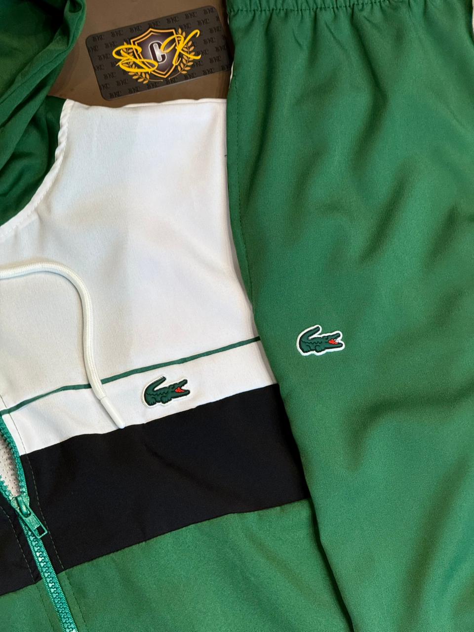 CONJUNTO INVERNO LCST SPORTE - VERDE E BRANCO