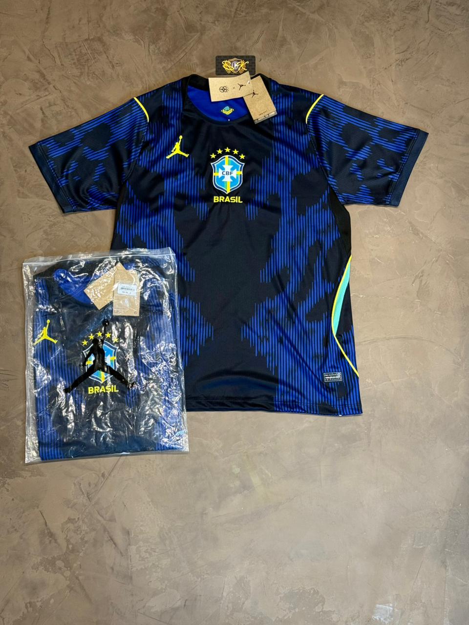 CAMISA SELEÇÃO BR X JORDAN 2026 - AZUL