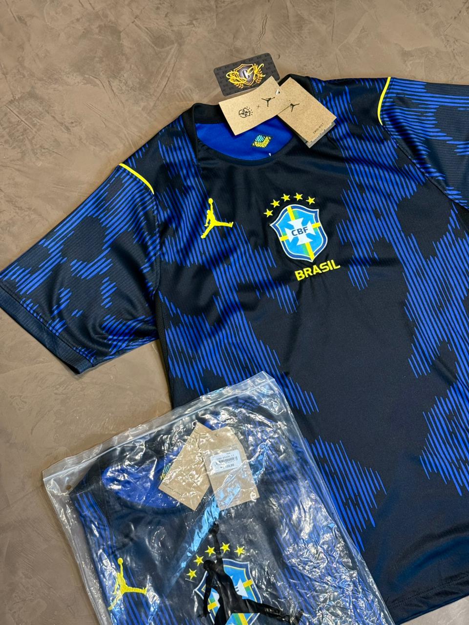 CAMISA SELEÇÃO BR X JORDAN 2026 - AZUL