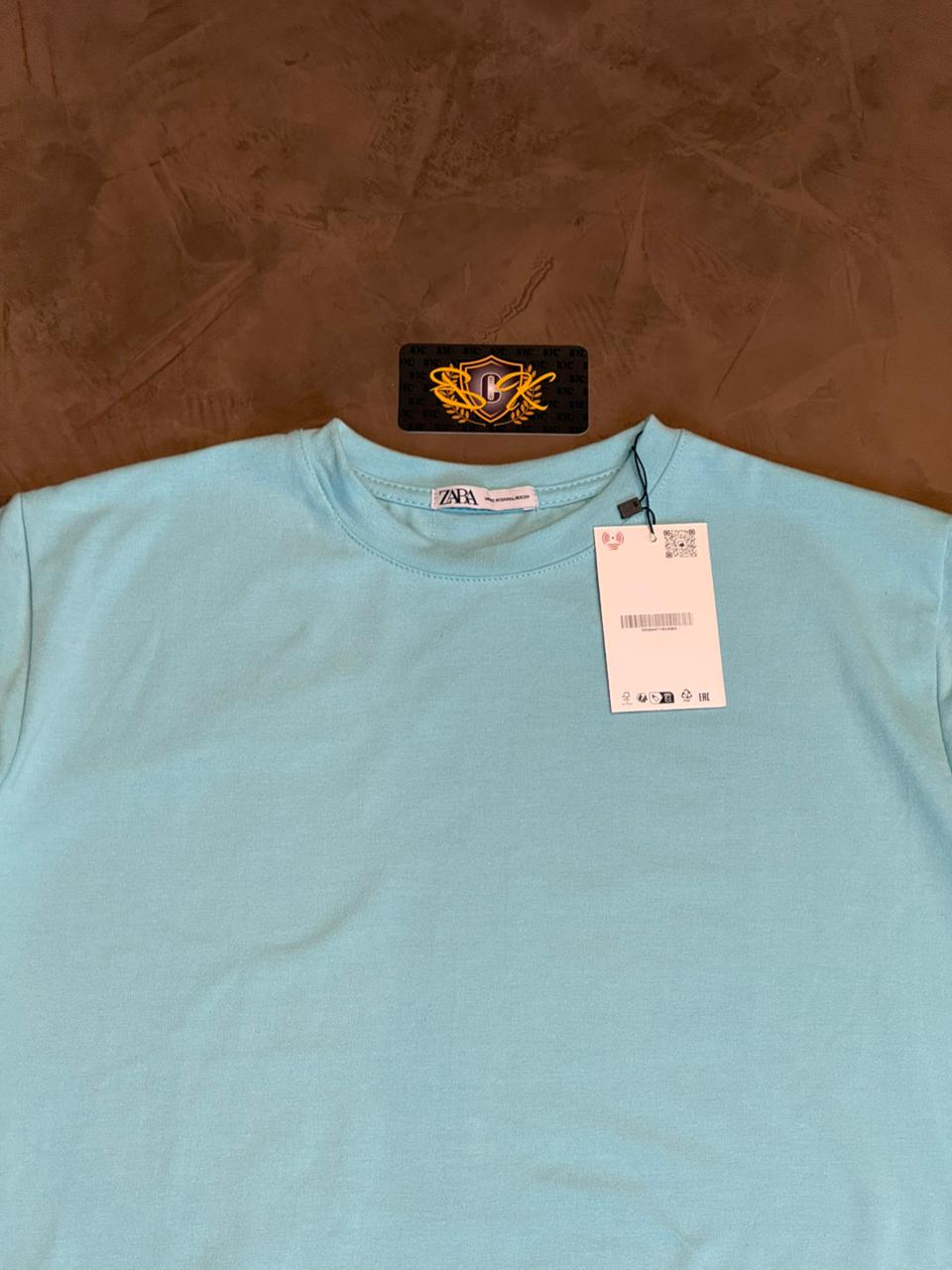CAMISETA LISA ZAR4 - AZUL BEBÊ