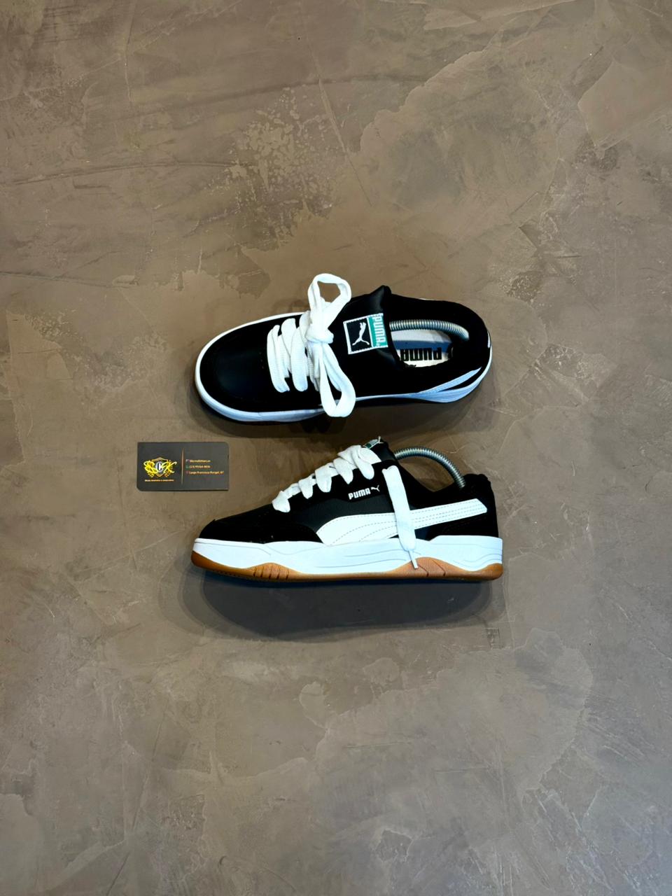 TÊNIS PM 180 - PRETO E BRANCO