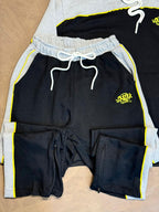 CONJUNTO MOLETOM $YNA - CINZA E PRETO
