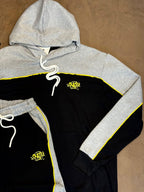 CONJUNTO MOLETOM $YNA - CINZA E PRETO