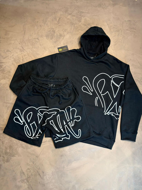CONJUNTO $YNA WORLD MOLETOM - PRETO E CINZA