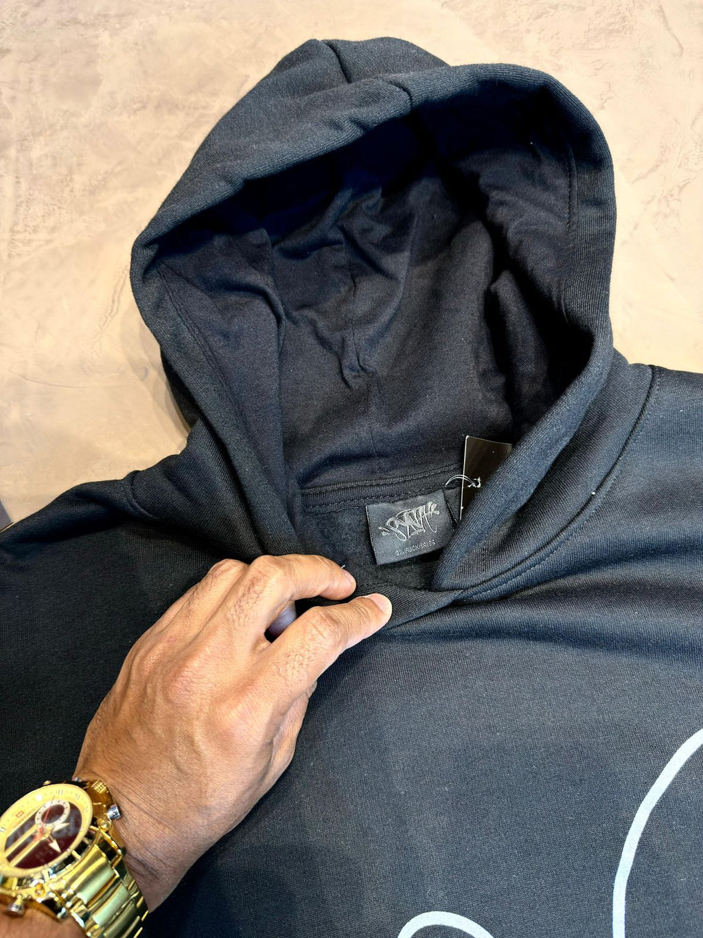 CONJUNTO $YNA WORLD MOLETOM - PRETO E CINZA