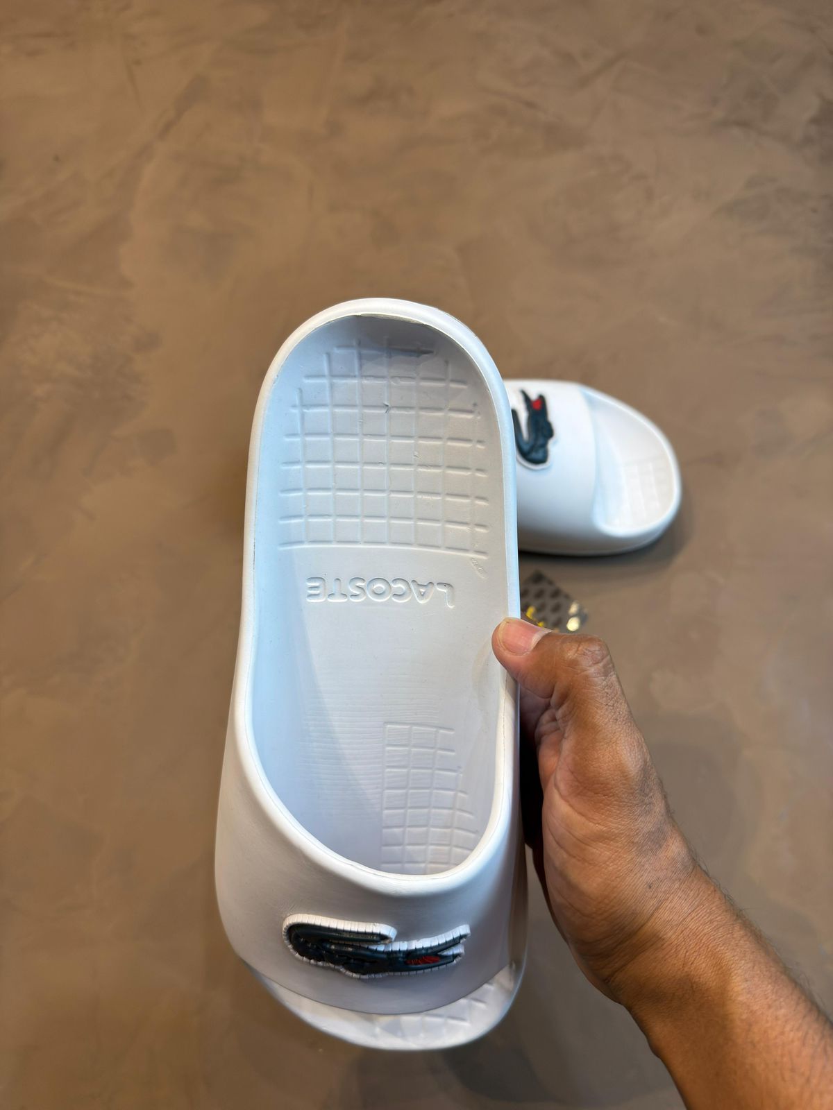 CHINELO SLIDER LCST BIG CROC - BRANCO