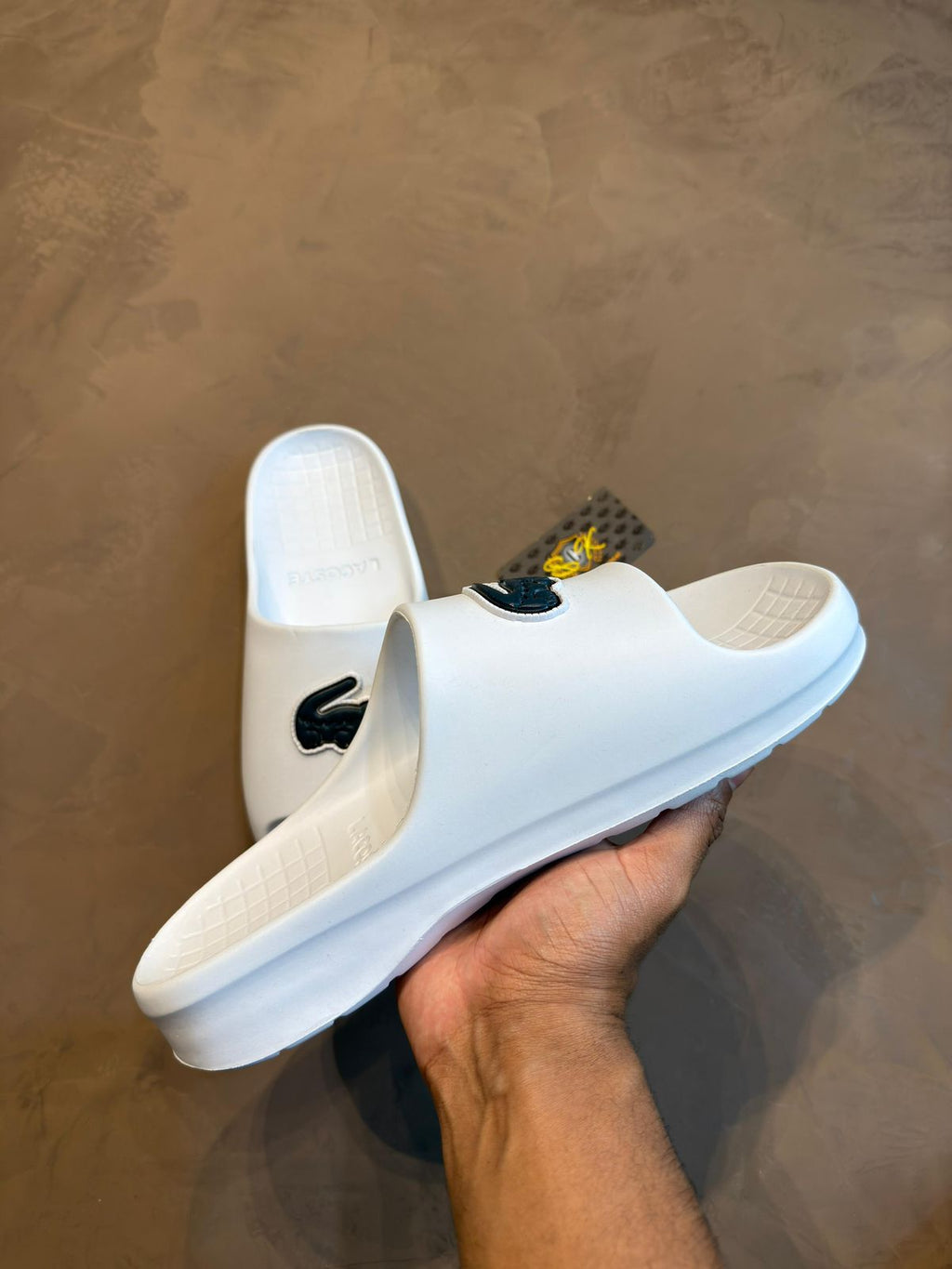 CHINELO SLIDER LCST BIG CROC - BRANCO