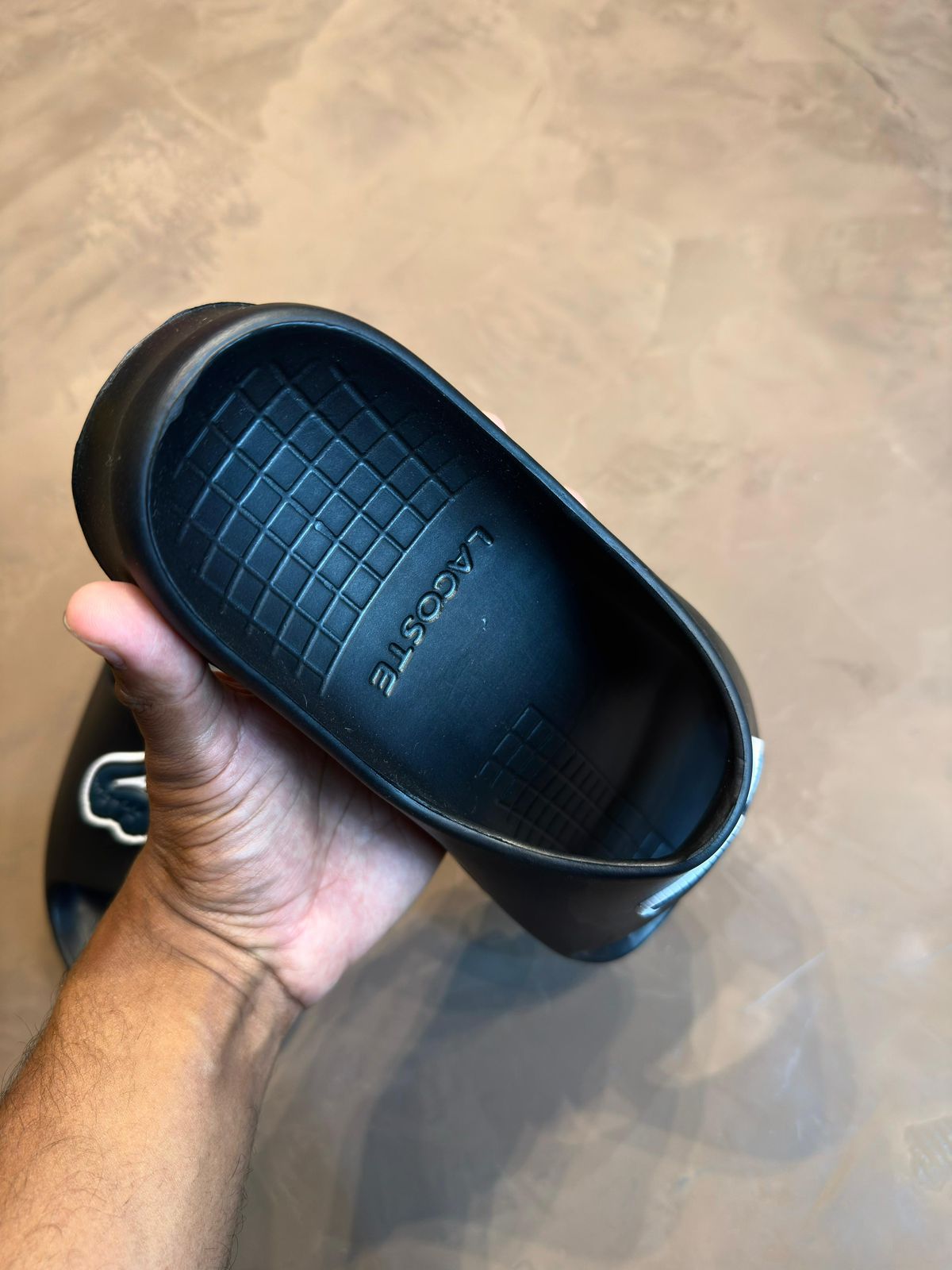 CHINELO SLIDER LCST BIG CROC - PRETO