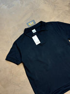 CAMISETA POLO MALHA TRANÇADA ITALIANA - PRETO