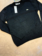 SUETÉR TRICOT MANGA LONGA LCST - PRETO
