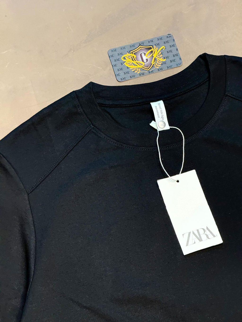 CAMISETA ZAR4 ALGODÃO EGÍPCIO - PRETO