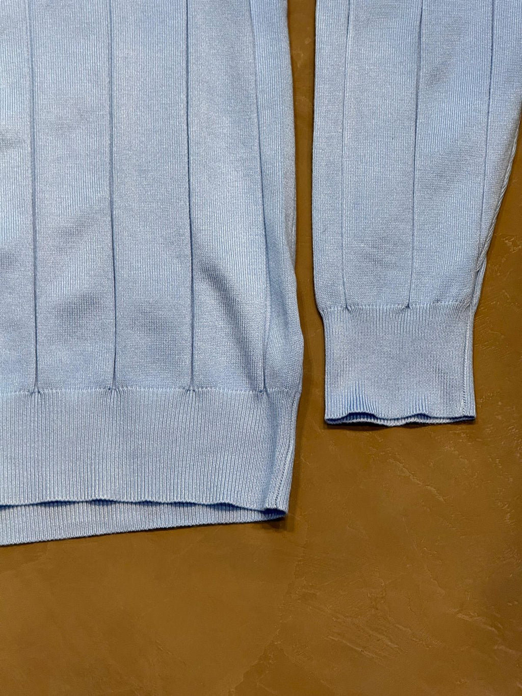 POLO MANGA LONGA C/ZÍPER - AZUL BEBÊ