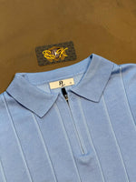 POLO ZIPER MANGA LONGA - AZUL BEBE