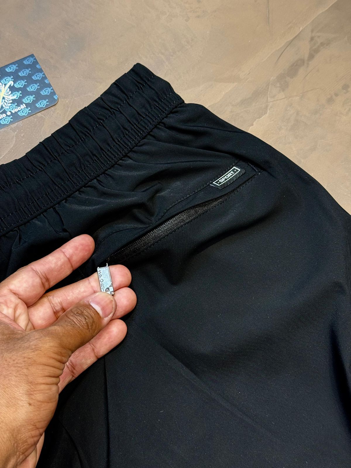 SHORTS "ATHLETICS" DRY FYT - PRETO