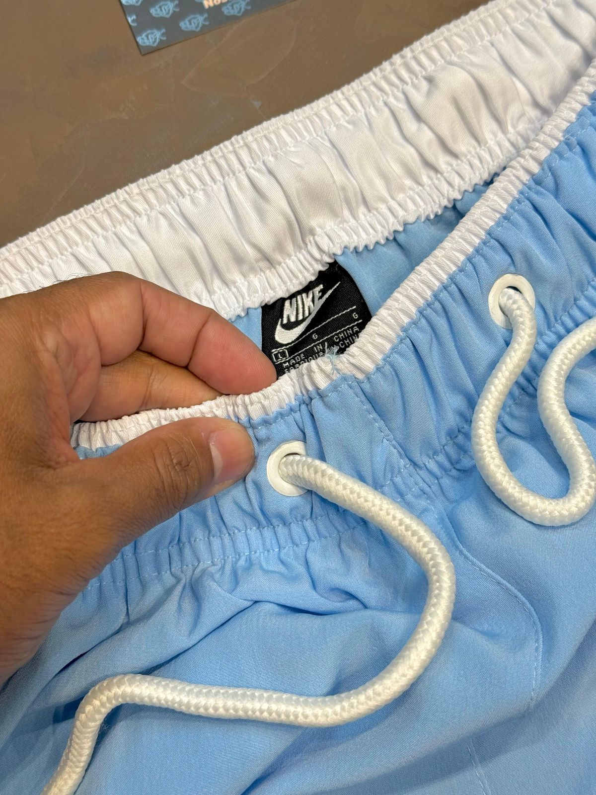 SHORTS NK DRI-FIT CARGO - AZUL BEBÊ