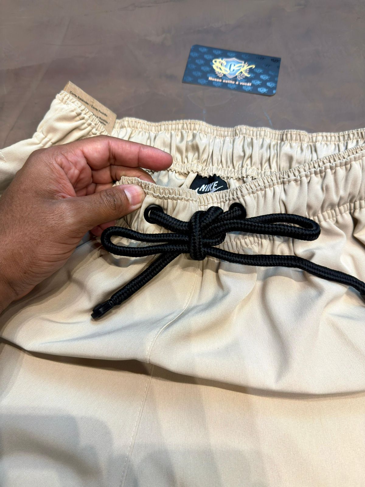 SHORTS NK DRI-FIT CARGO - BEGE