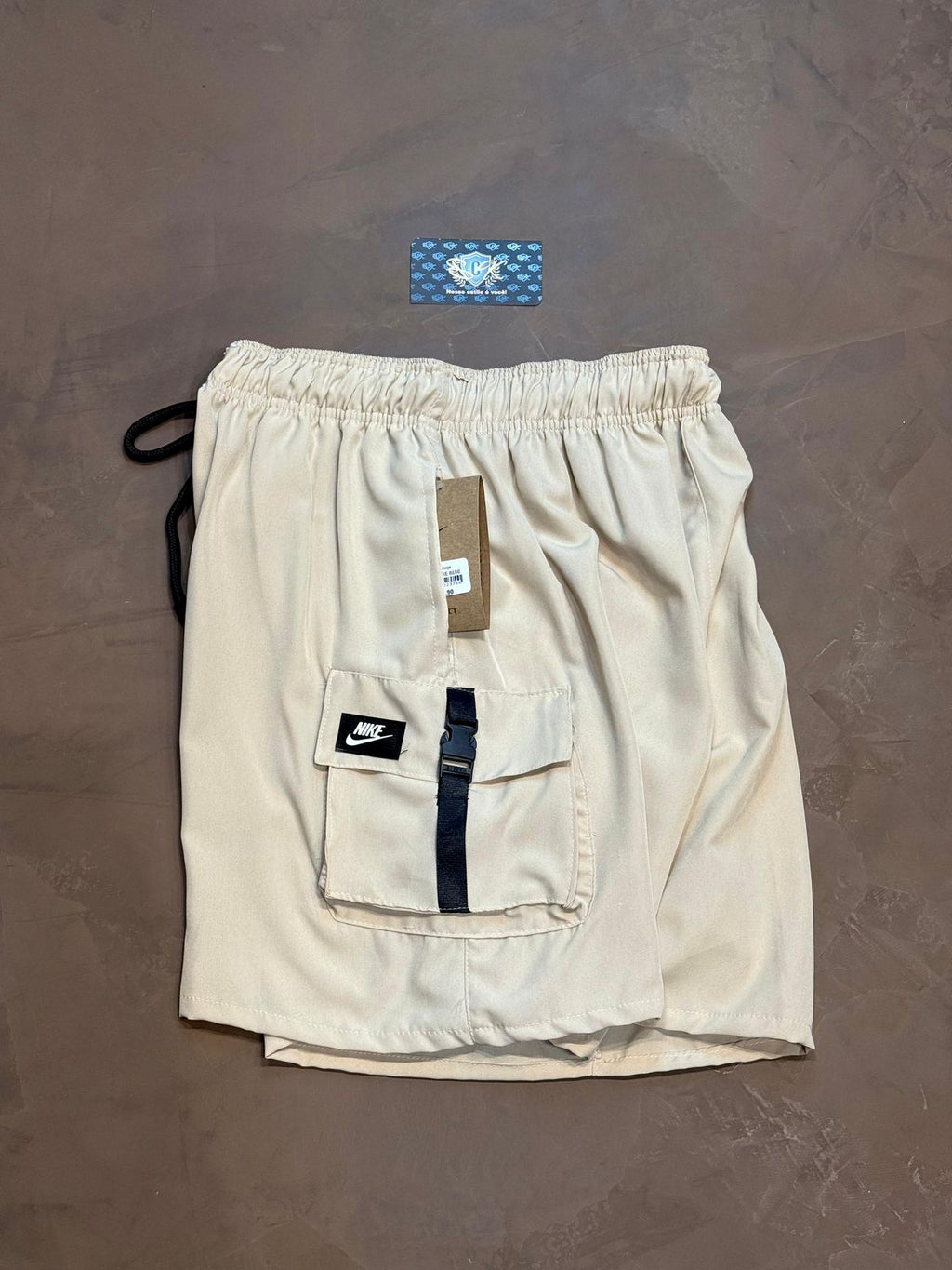 SHORTS NK DRI-FIT CARGO - BEGE