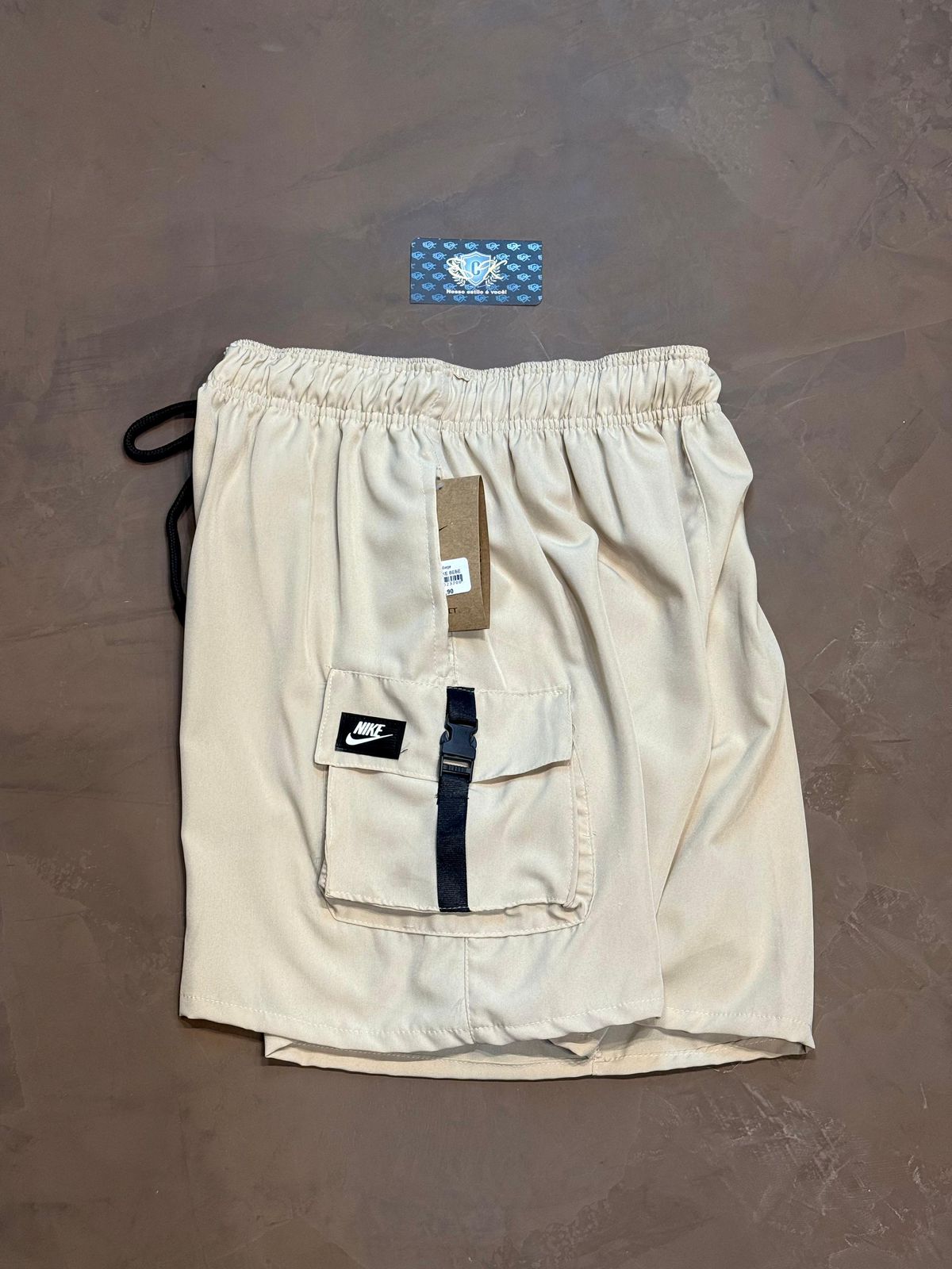 SHORTS NK DRI-FIT CARGO - BEGE