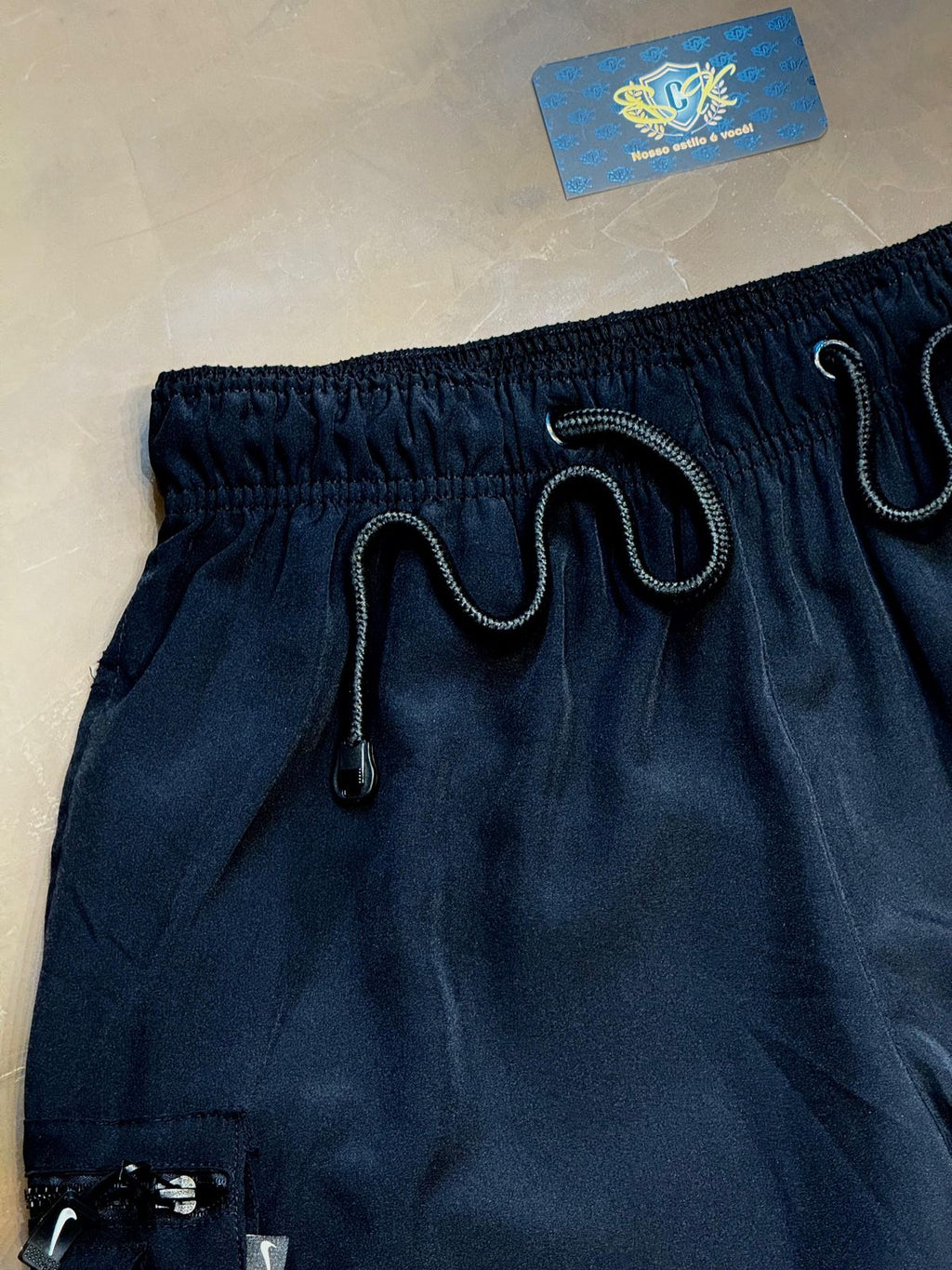 SHORTS NK X NCT DRI FIT CARGO - PRETO E ROXO