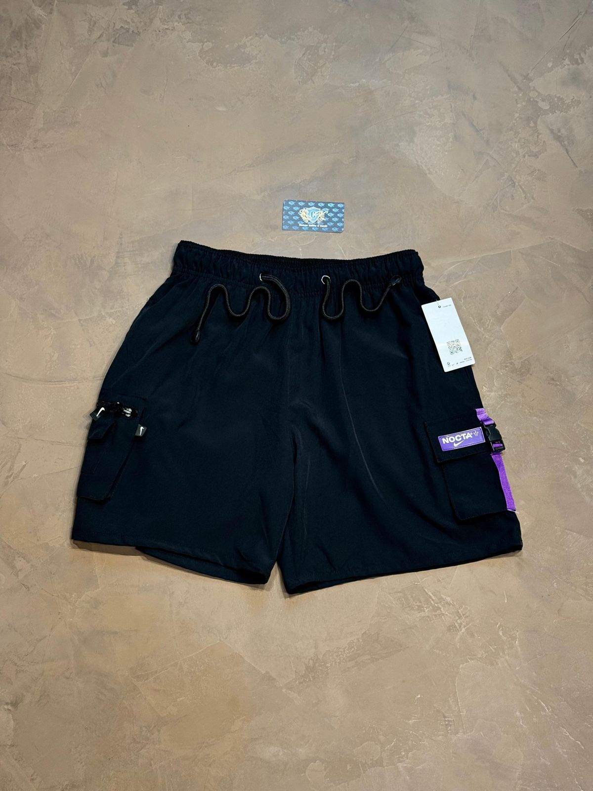 SHORTS NK X NCT DRI FIT CARGO - PRETO E ROXO