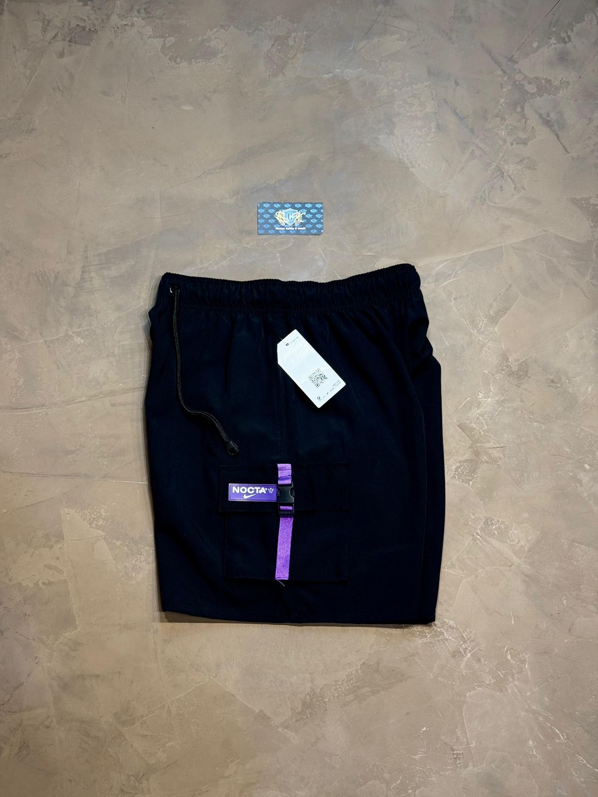 SHORTS NK X NCT DRI FIT CARGO - PRETO E ROXO
