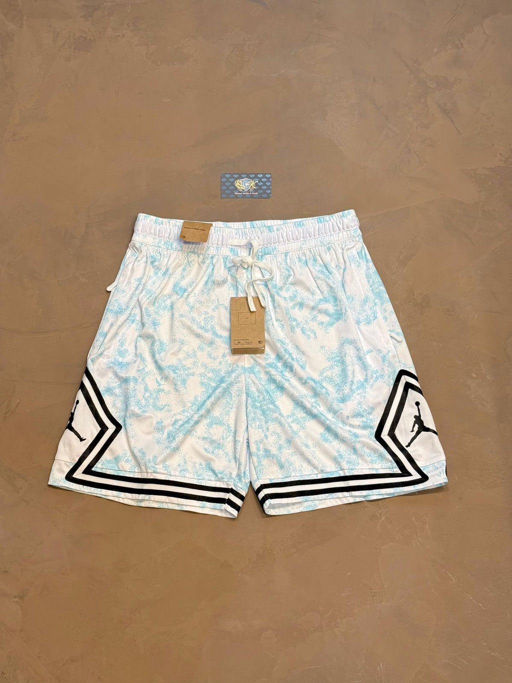 SHORTS JRDN DIAMOND - AZUL CLARO