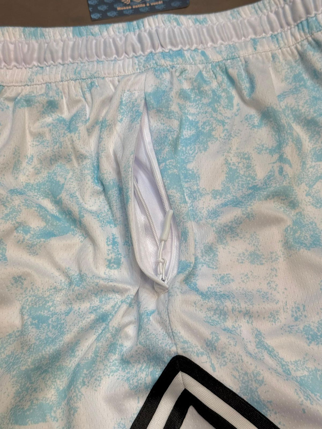 SHORTS JRDN DIAMOND - AZUL CLARO