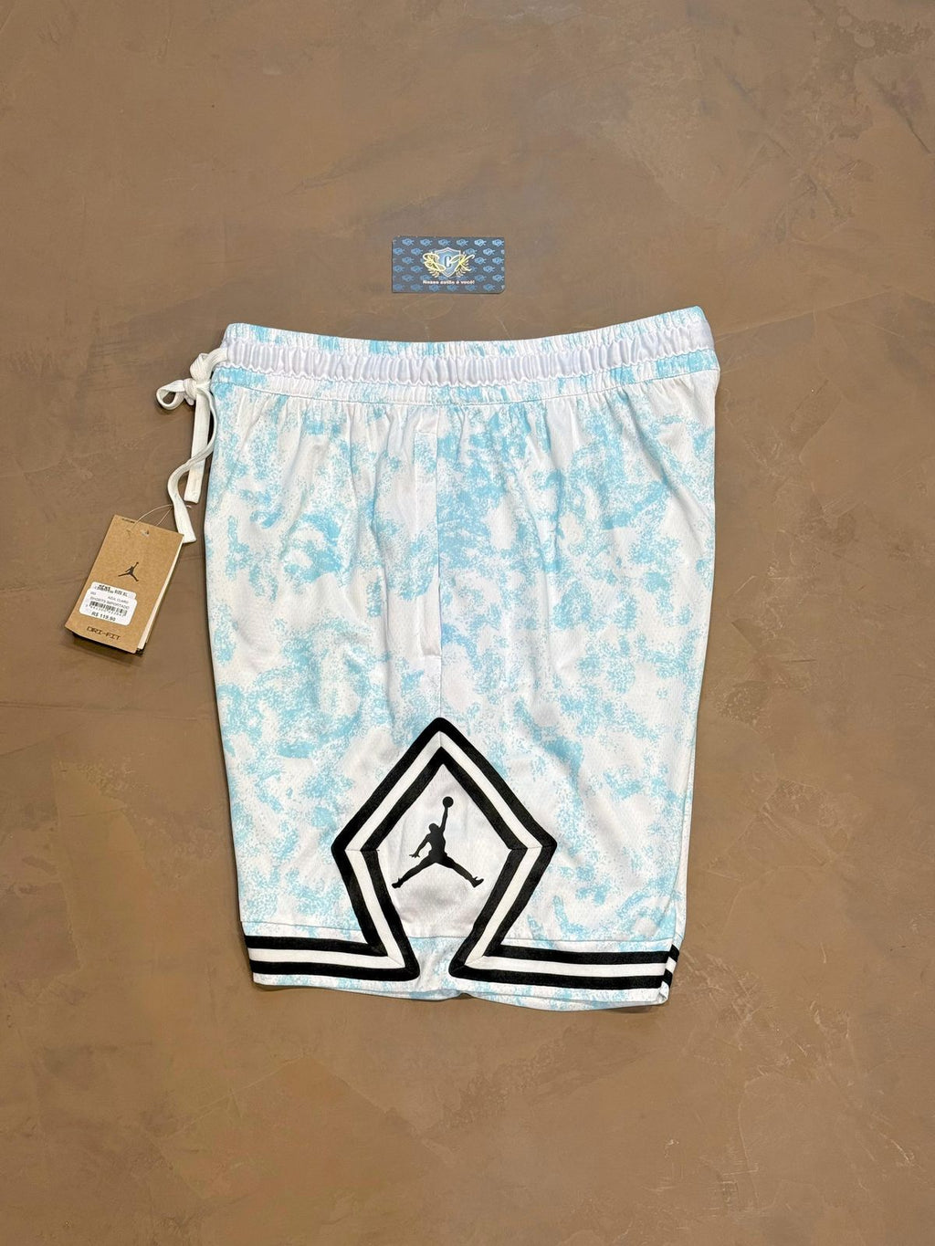 SHORTS JRDN DIAMOND - AZUL CLARO