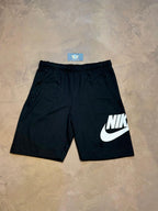 BERMUDA MOLETOM NK ICON - PRETO